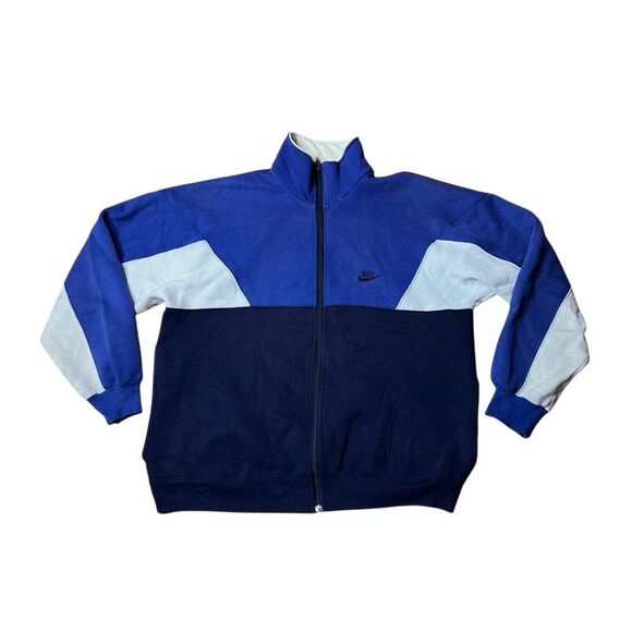 Vintage 80s Nike Track Jacket Made In USA XL - Picture 1 of 10